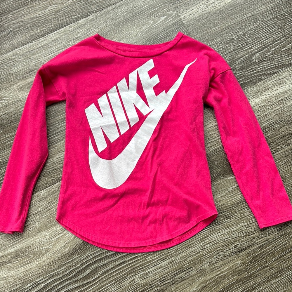 Nike Kids Pink Long Sleeve Shirt